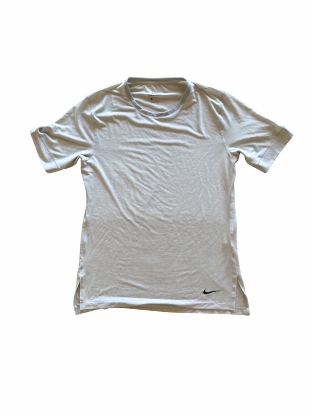 Nike Dri-FIT White Athletic Yoga Training T-Shirt Men’s Large